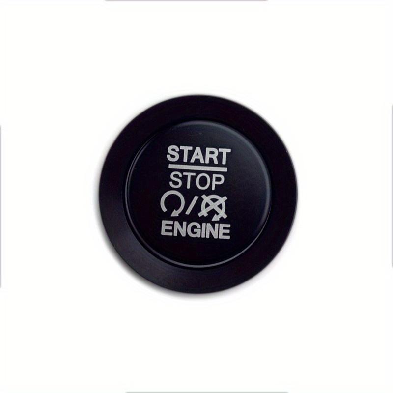 

For Jeep Grand Cherokee Push to Start Button Red Metal Decal Covers Decor Trims for Jeep Grand Cherokee Accessories 2014-2025 чорний