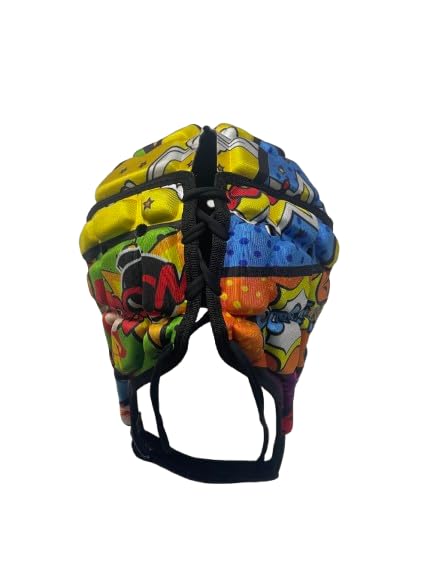 IMPACT V2 Premium Vented Funky [Reprint Edition] [WR Approved/Made In Australia] Headgear - Reprint Design, Lightweight, Breathable, Shock Absorbing,