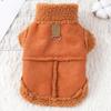Dog Clothes Autumn Winter Teddy Bichon Pomeranian Leash Suede Vest Cat Small Dog Pet Winter Warm