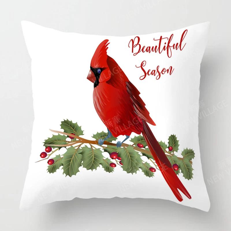 Christmas Series Pillowcases Sofas Cushion Covers  Home Decor Can Be Customized for Holiday Celebrations 40x40 50x50 60x60 35x35