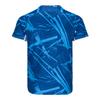 Mizuno Quick-Dry Sports Badminton Shirt Quick-Dry Sweat-Wicking Breathable Short Sleeve T-Shirt Unisex Tops Cobalt-Blue 72CA26Z1