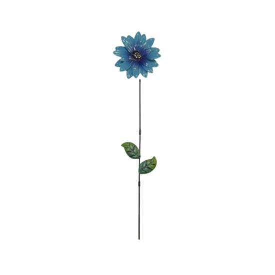 Metal Flower Garden Stake Decorative Flowers Yard Art for Spring Outdoor Yard Porch Lawn Pathway Pot Decoration