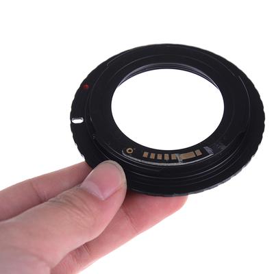 Parafuso de lente de chips de alumínio M42 para adaptador de anel de montagem EOS Ef Af Iii Confirm