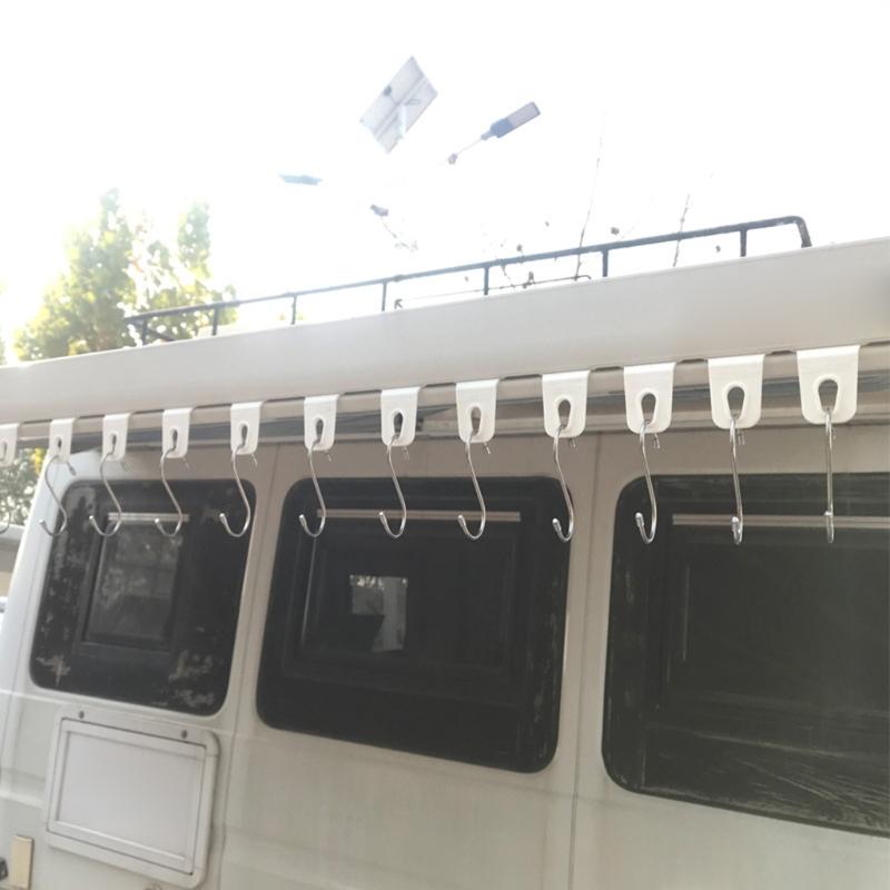 5/10 Pieces RV Awing Hanger Clothes Hook Practical Caravan Awning Hook Clothes Drying Accessories
