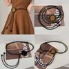 Bohemian Floral Fabric Belt For Women With Tie Closure For Dress Decoration