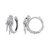 WOSTU 100% 925 Sterling Silver Animals Sea Bee Flamingo Unicorn Opal Stud Earrings For Women Wedding Fashion Anniversary Jewelry