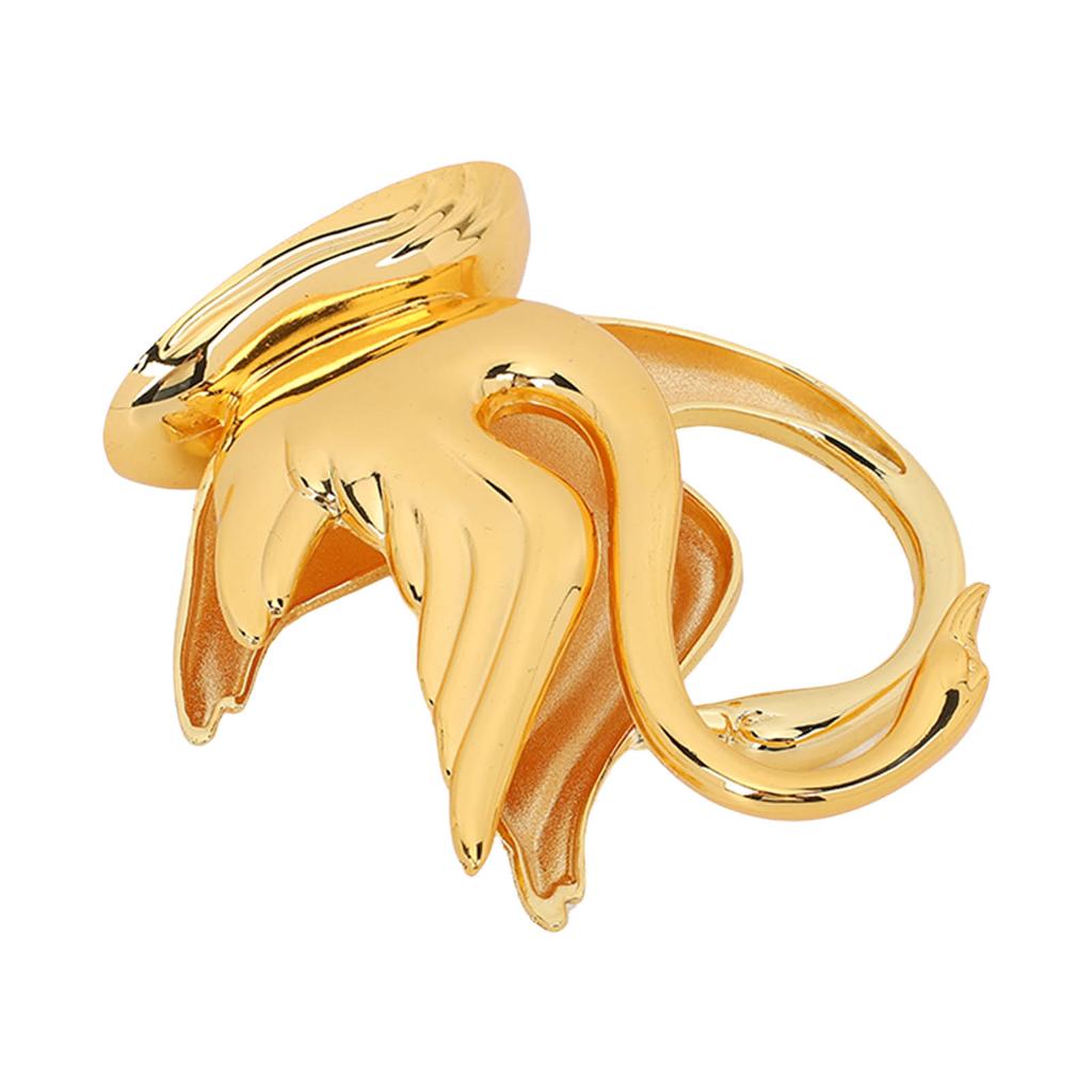 Swan Napkin Holder Golden Swan Design Rustproof Alloy Elegant Style Metal Napkin Holder for Napkin