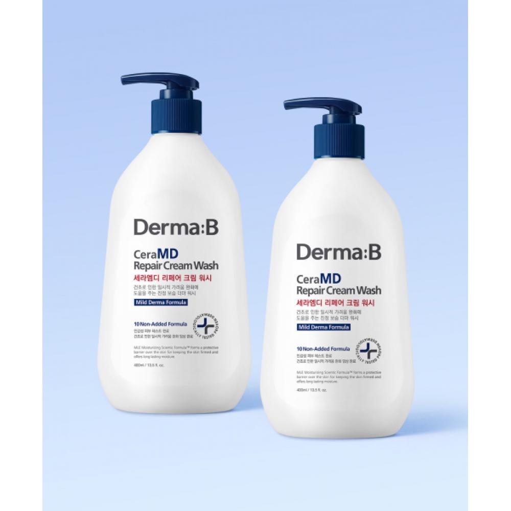 Dermab Ceramd Восстанавливающий крем-гель для умывания 400 мл x 2 NONE