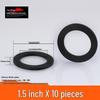 4-Point Silicone Water Heater Gasket - 1 Inch/6-Point Rubber Washer for Pipes and Meters