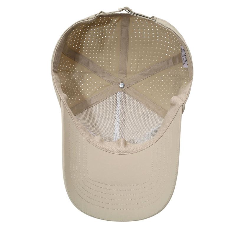 Breathable Quick-Drying Baseball Cap Unisex Sunscreen Cap Letter Embroidery Outdoor Sports Cap