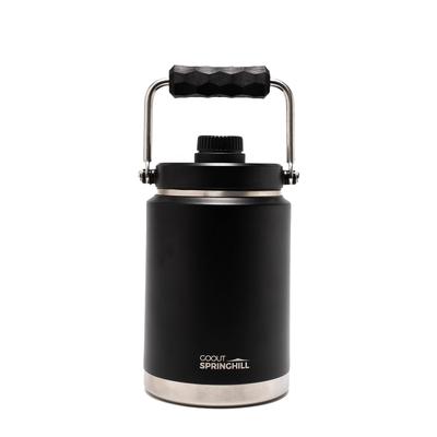 Springhill 2L Vacuum Insulated Ice Ice Ice Stainless Large Wide Ideal for Camping and Outdoor Activities Bucket, Jug, Container, Steel, Cold/Hot