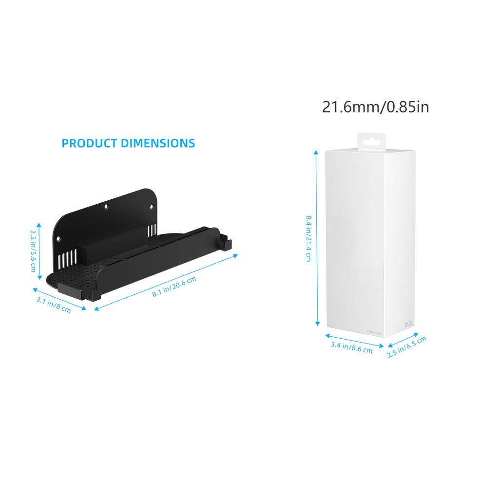 Space Saving Wall Mount Bracket Display Stand Shelf For NS2 Easy Setups Gaming Organiser Holder
