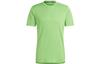HIIT T Shirts Men's Green Crew Neck Moderate Straight Fit IM1119