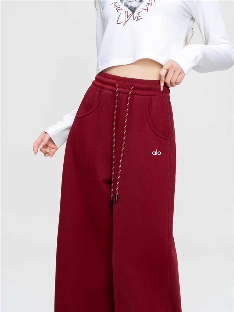 Nordamerika Frühling Stil Damen Schlankmachende Wolken-Yoga Weite Bein Fitnesshose