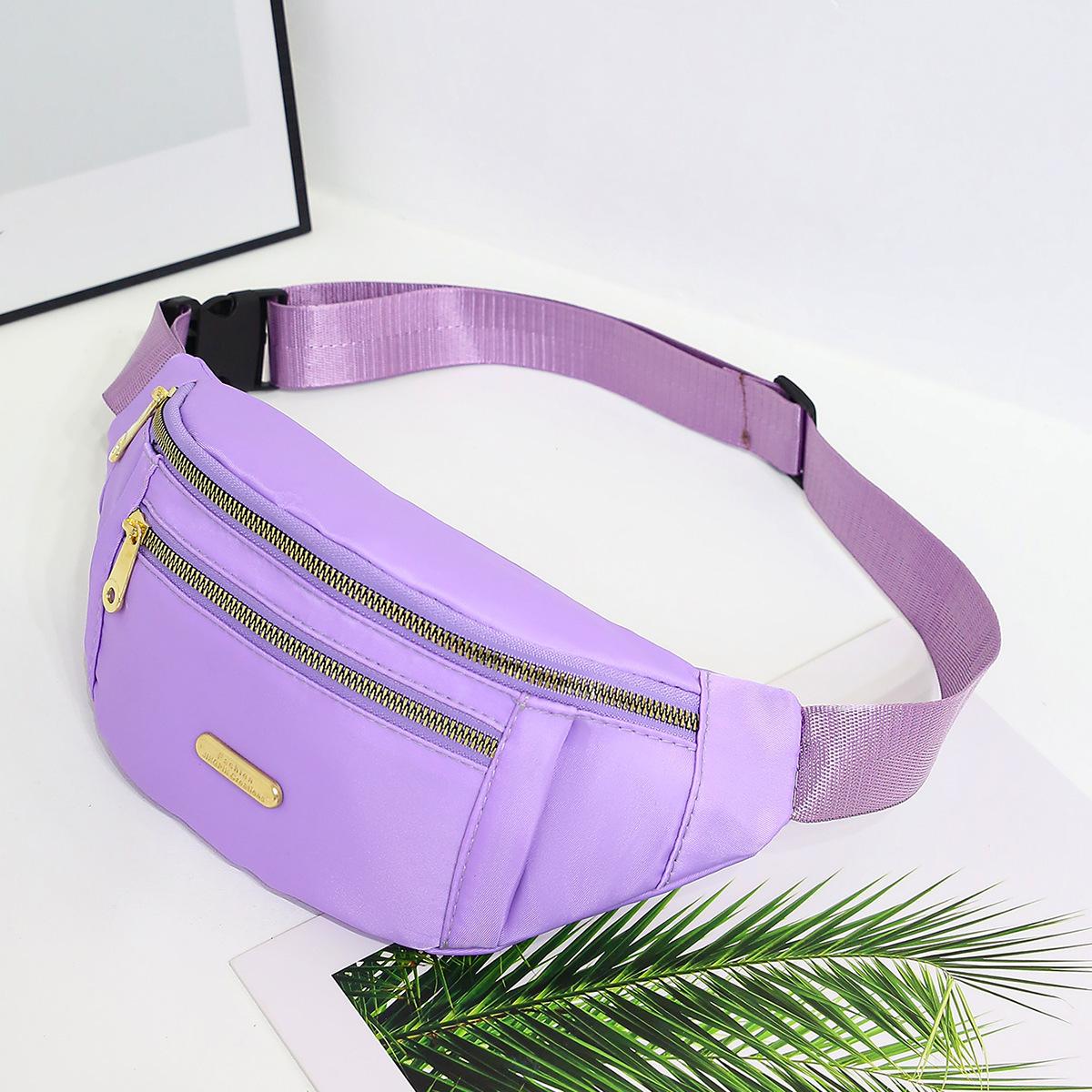 

Men s Chest Bag Crossbody Bag, Men s Fashionable Small Bag, Casual and Versatile Chest Bag, Men s Street Style Waist Bag, Sports Small Crossbody Bag фиолетовый