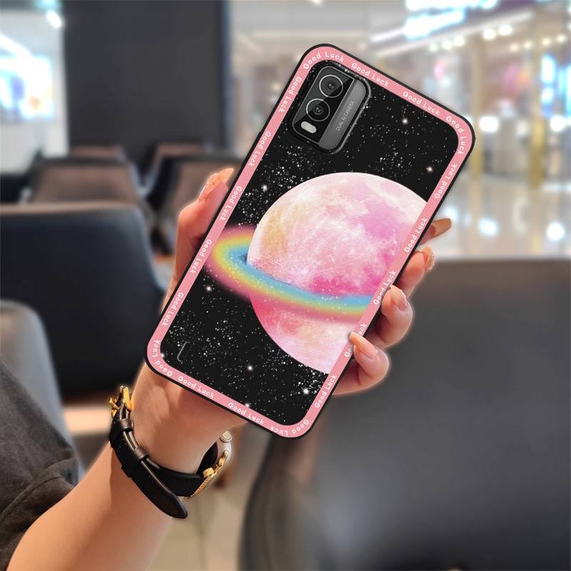 

Противопылевой защитный чехол для телефона Nokia C210 Полная обертка Силиконовая задняя крышка Модный дизайн ТПУ Грязеотталкивающий Мультяшный Nokia C210