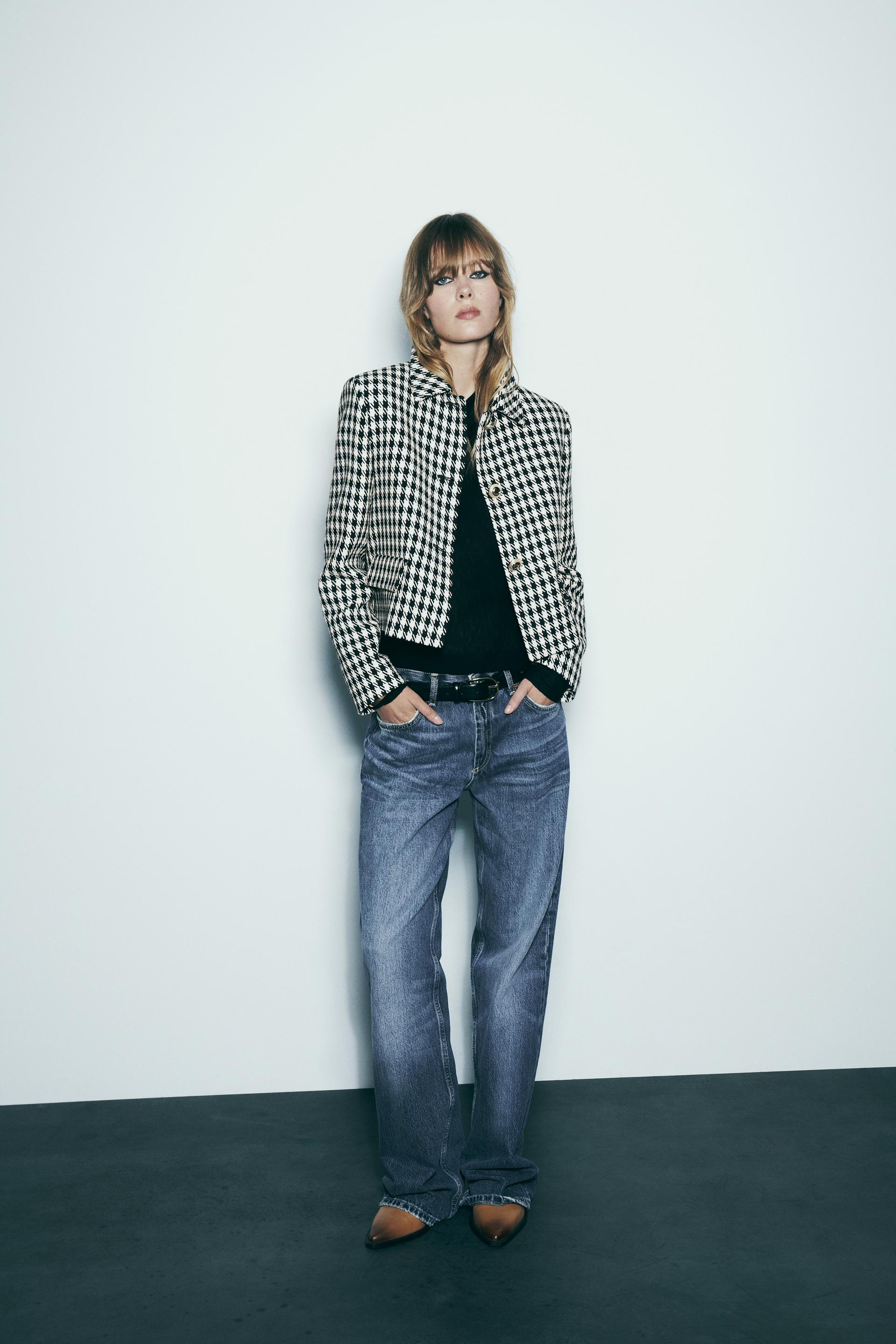 

TEXTURED HOUNDSTOOTH BLAZER
