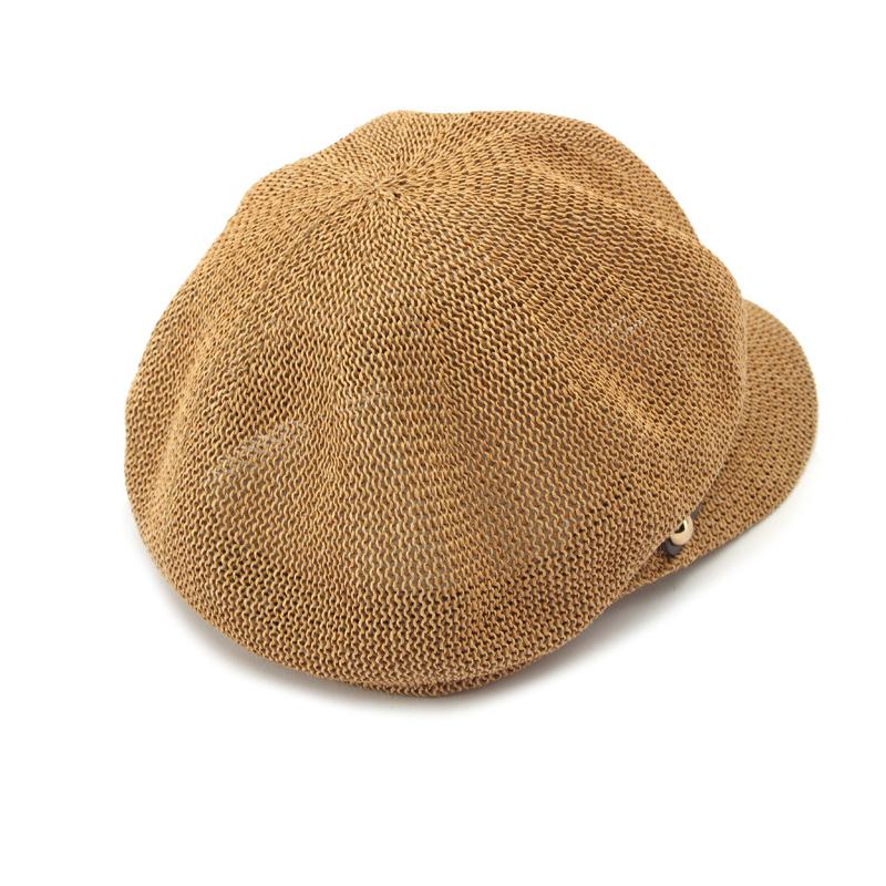 Hollow Mesh Octagonal Hat Women's Summer Outdoor Sunscreen Hat Beret