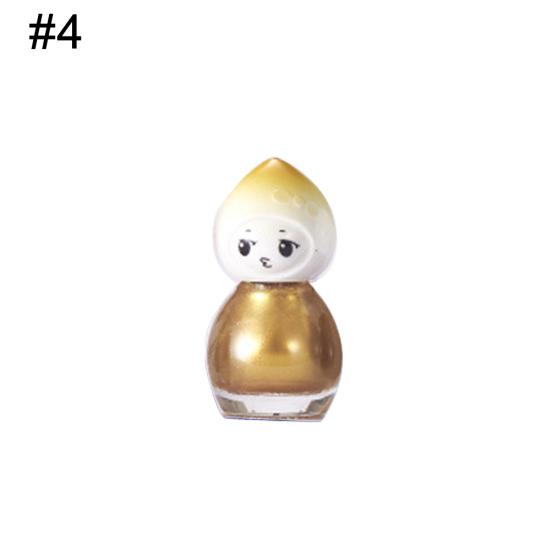 Doll Design Clear Kids Nail Polish Quick Drying Long Lasting Varnish Lacquer