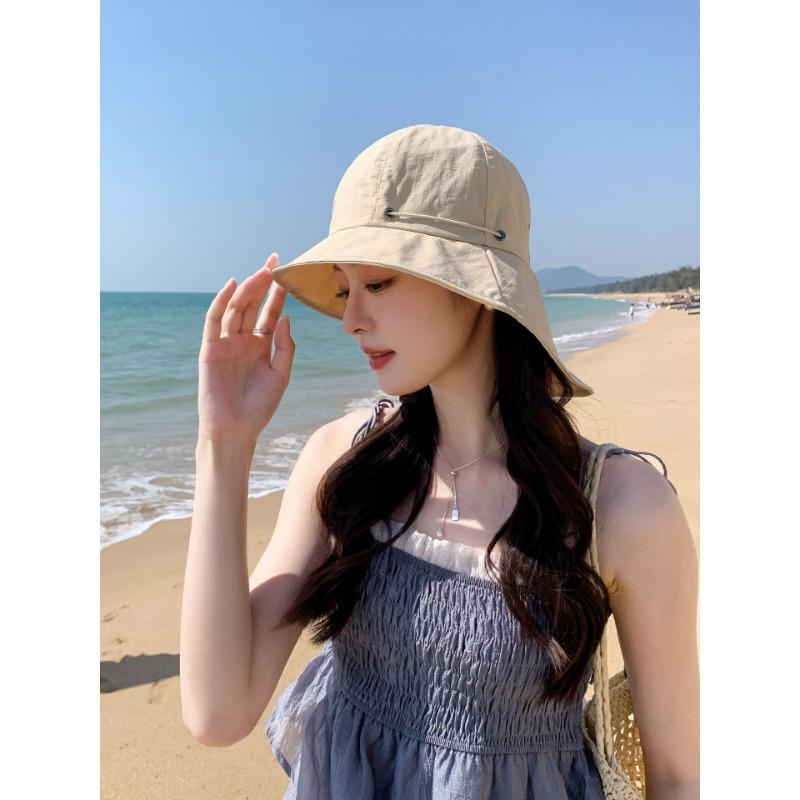 

Весна и лето новая панама защита от солнца летняя шляпа от солнца защита шеи защита от УФ-лучей регулируемая шляпа на шнурке бежевый