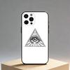 I-Illuminati  Phone Case For iPhone17,16,15,14,13,12 Plus,Max Soft Silicone Black Cover