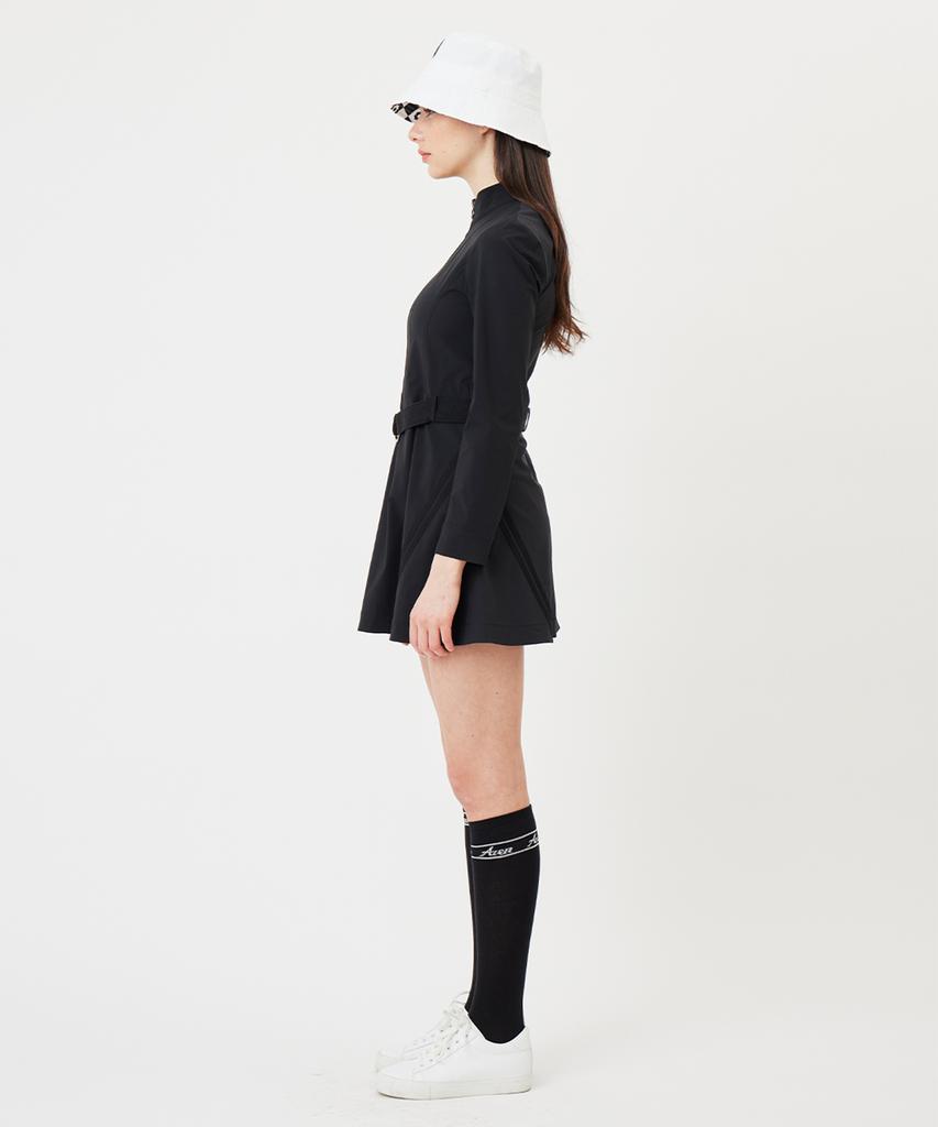 A Ben Onfield Zip-Up Dress Black