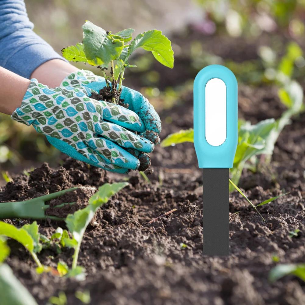 2 In 1 Smart Soil Tester Thermometer Hygrometer Intelligent Garden Soil Moisture Sensor Detector Humidity Meter for Plant Care