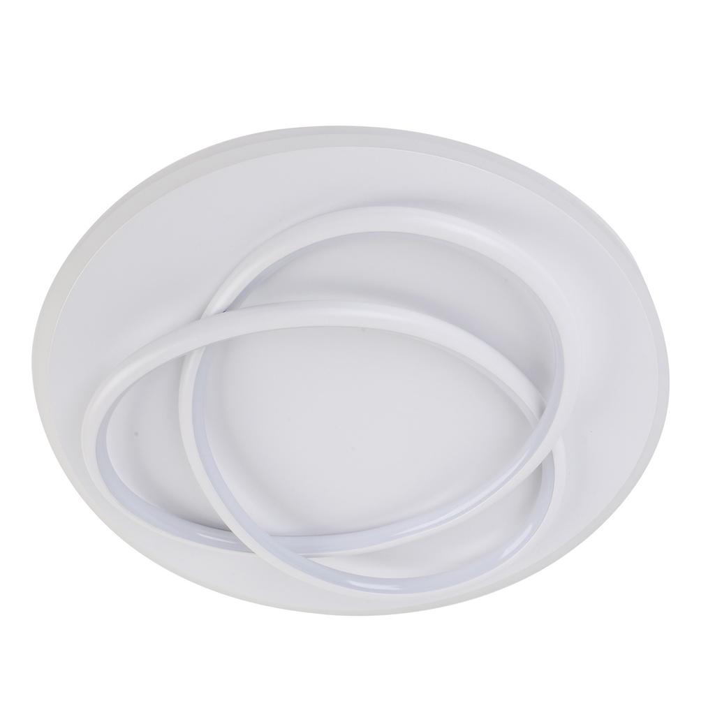 Modern Ceiling Light LED Round Dimmable Flash Mount Ceiling Lamp with Remote Control for Living