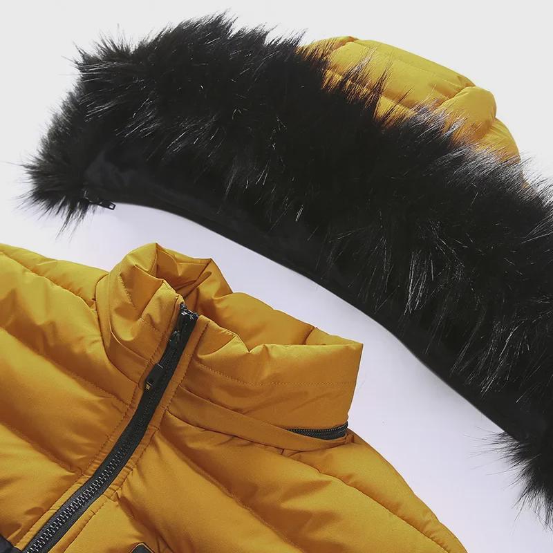 Pánský bavlněný kabát s kapucí - Hřejivá, silná, trendy ležérní bunda na podzim a zimu.