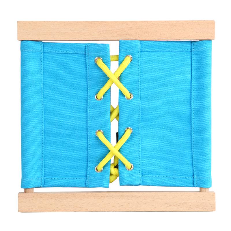 Children's Educational Wooden Game Set: 8 Fun Dressing and Life Skills Activities for Early Learning