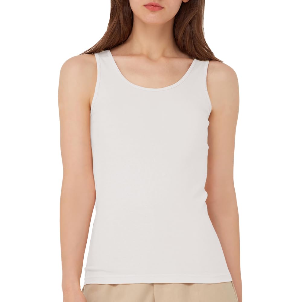 

GUNZE Майка носимая L Tuche, Косметика, 100% хлопок, TC4054, Женская, Молочно-белый,