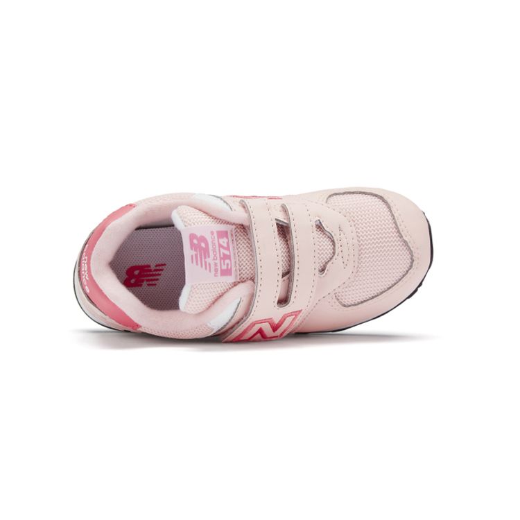 New Balance Baby 574 Series Retro Casual Low-Top Breathable Comfort Running Sneakers Pink Orange IV574FS1