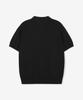 Tienjiti Hard Twist Washable Polo Knit (Black) Tnsw6E201Bk