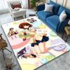 [Anime Girl Duo Printed Carpet] Durable Home and Office Area Rug, Kitchen Farmhouse Decorative Floor Mat