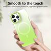 For iPhone 14 Pro Magnetic Case Gradient Design Borderless IMD TPU+PC+PET Phone Cover