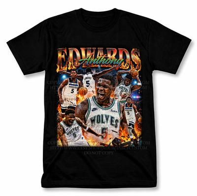 Anthony Edwards Graphic T Shirt Vantage Basketball Fan Tee