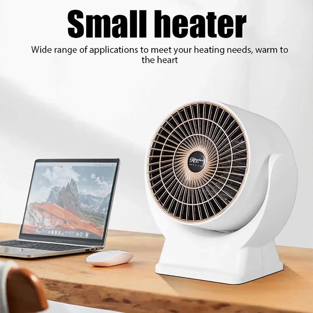 Winter Heating Warmer Portable Electric Heater Low Noise Air Heater Fast Heating Mini Desktop Fan Heater for Home Office Room