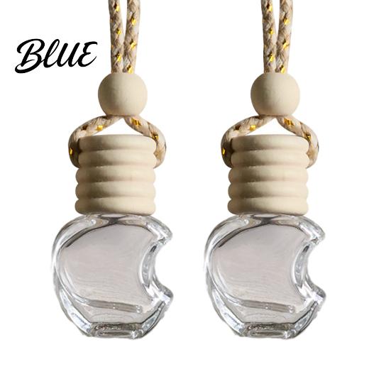Portable Fragrance Holder Car Perfume Bottle Pendant Creative Hanging Air Freshener Diffuser Pendant for Vehicle Essential Oil Holder Interior