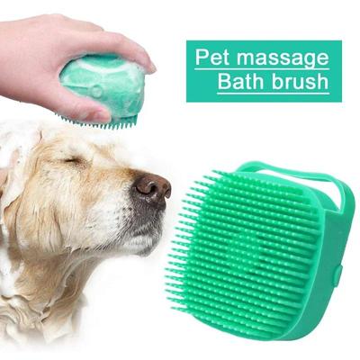 Upgradation Pet Bath Brush Shampoo Massage Brush Soft Silicone Puppy Cat Comb Pet Dog Cleaning Brush for Dog Cat Shower Grooming Tool