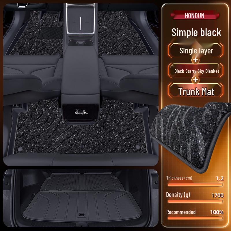 XPeng P7 2025 TPE Floor Mats: Complete Car Interior Carpet Set
