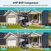 New EU 4K 8MP WIFI PTZ IP Camera Dual Lens With Dual Screen Ai Human Auto Tracking Color Nightvision ICsee Outdoor Surveillance Camera