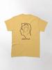 Depeche Mode Members Matryoshka Profile Black Outline Blue Background + DMCPAV Logo Classic T-Shirt