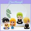 High Quality Pvc One Piece Figurine Cute Chibi Style Zoro Nami Sanji Luffy Collectible