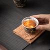 Su's Ceramic Gilded Silver Ink Dragon Gaiwan Tea Set