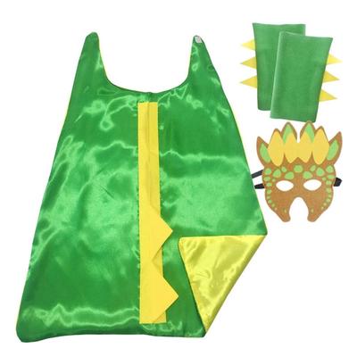 Mask Performance Clothes Children Cosplay Costumes Halloween Cloak Sets Dinosaur Cosplay Cape