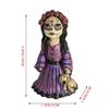 Voodoo-Puppe Kegelräucherkegel Räucherkegel, Nebelförmiger Aromatherapie-Nebel aus Nase und Augen Handgeformte Harz-Stehpuppe