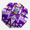 1pc Anderlecht Umbrella, Sun Protection, And UV Shielding. It Has Eight Sturdy Ribs for Outdoor Use And Perfect As a Holiday Gift