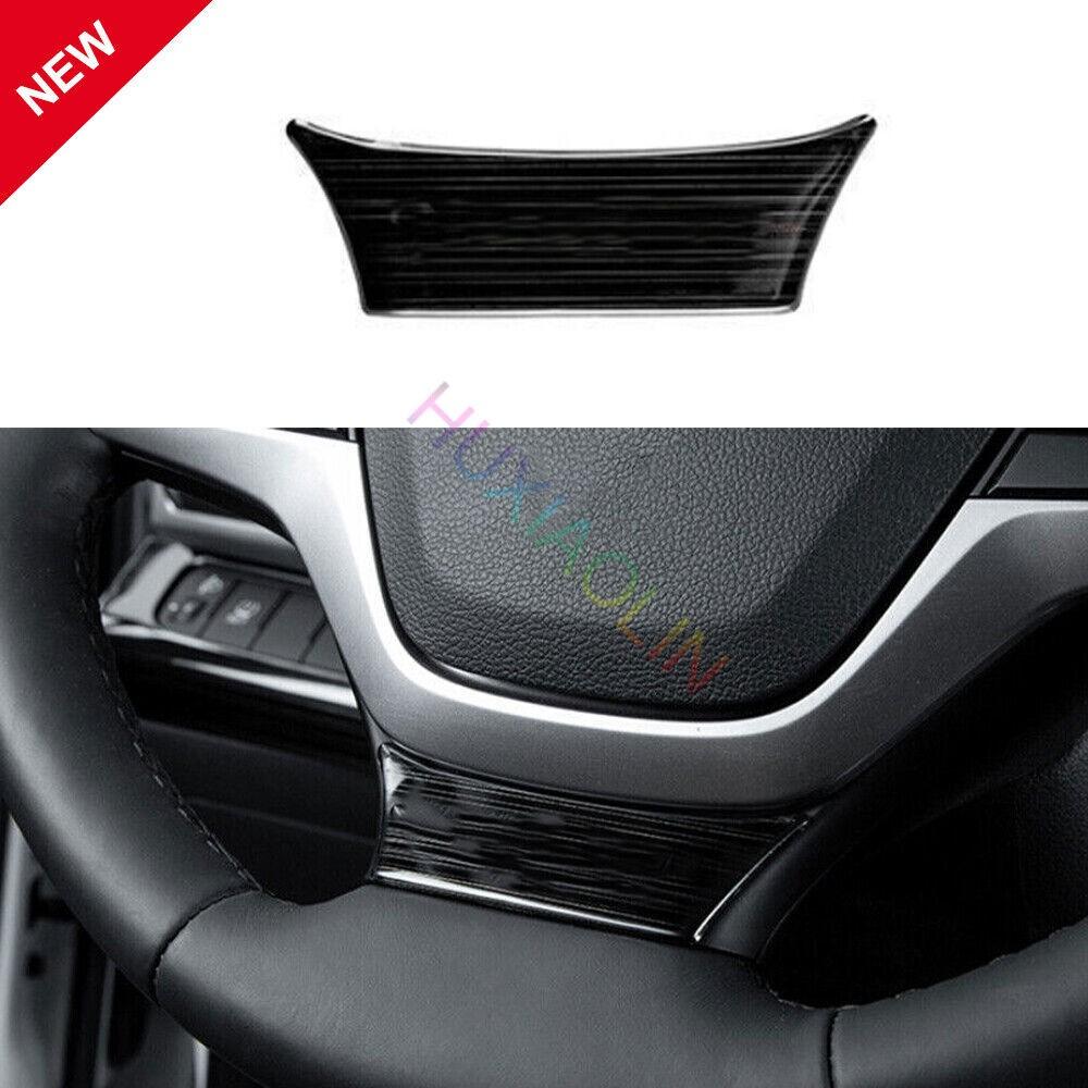 For Hyundai Elantra 2017-2018 Titanium Black Steering Wheel U Type Cover Trim 1X