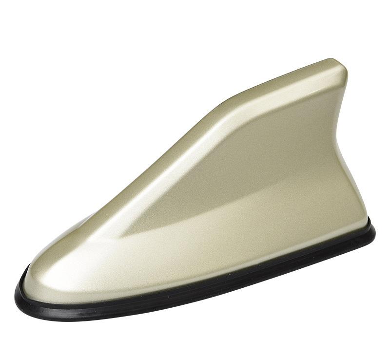 

Auto Radio AM FM Antenna Signal Amplifier Aerial Universal Carbon Fiber Look Car Roof Top Mount Shark Fin Aerial Antenna Toppers