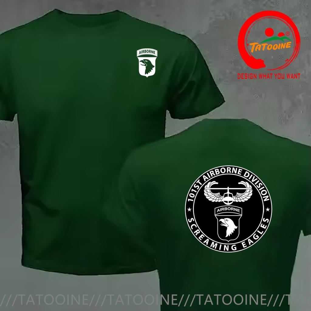 Funny Design 101st Airborne Screaming Eagles Shirt Unisex Fashion Trendy Casual Clothing Stylish Tops Tee Shirt Leisure Tshirt Unisex